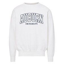white Auburn University sweatshirt
